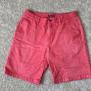 Mens Nautica light red Shorts